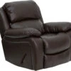 Brown Leather Rocker Recliner - By Flash Furniture - Madison Seating -Furniture Sales Store Brown Leather Rocker Recliner by Flash Furniture