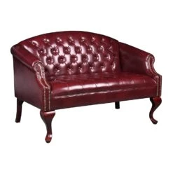 Classic Traditional Tufted Loveseat By Boss Office Products - Madison Seating