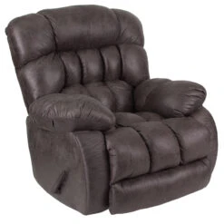 Contemporary Breathable Comfort Nevada Ash Fabric Rocker Recliner - By Flash Furniture - Madison Seating