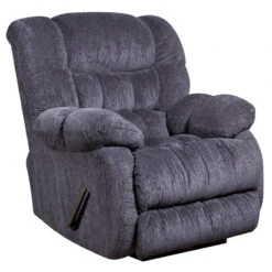 Contemporary Columbia Indigo Blue Microfiber Rocker Recliner - By Flash Furniture - Madison Seating