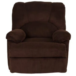 Contemporary Feel Good Chocolate Microfiber Rocker Recliner - By Flash Furniture - Madison Seating -Furniture Sales Store Contemporary Feel Good Chocolate Microfiber Rocker Recliner by Flash Furniture 3