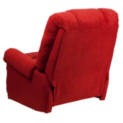 Contemporary Flatsuede Red Rock Microfiber Rocker Recliner - By Flash Furniture - Madison Seating 8 Contemporary Flatsuede Red Rock Microfiber Rocker Recliner - By Flash Furniture - Madison Seating -Furniture Sales Store Contemporary Flatsuede Red Rock Microfiber Rocker Recliner by Flash Furniture 2