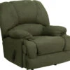 Contemporary Glacier Olive Microfiber Chaise Rocker Recliner - By Flash Furniture - Madison Seating -Furniture Sales Store Contemporary Glacier Olive Microfiber Chaise Rocker Recliner by Flash Furniture