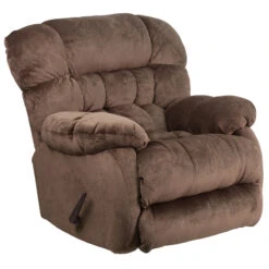 Contemporary Sharpei Espresso Microfiber Rocker Recliner - By Flash Furniture - Madison Seating