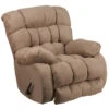 Contemporary Softsuede Taupe Microfiber Rocker Recliner - By Flash Furniture - Madison Seating -Furniture Sales Store Contemporary Softsuede Taupe Microfiber Rocker Recliner by Flash Furniture