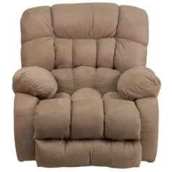 Contemporary Softsuede Taupe Microfiber Rocker Recliner - By Flash Furniture - Madison Seating -Furniture Sales Store Contemporary Softsuede Taupe Microfiber Rocker Recliner by Flash Furniture 3