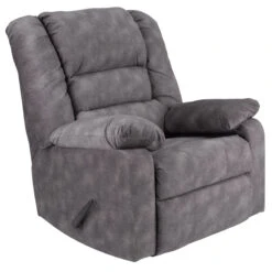 Contemporary Super Soft Cody Gray Microfiber Rocker Recliner - By Flash Furniture - Madison Seating