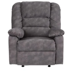 Contemporary Super Soft Cody Gray Microfiber Rocker Recliner - By Flash Furniture - Madison Seating -Furniture Sales Store Contemporary Super Soft Cody Gray Microfiber Rocker Recliner by Flash Furniture 3