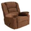 Contemporary Super Soft Cody Tobacco Microfiber Rocker Recliner - By Flash Furniture - Madison Seating