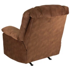 Contemporary Super Soft Cody Tobacco Microfiber Rocker Recliner - By Flash Furniture - Madison Seating -Furniture Sales Store Contemporary Super Soft Cody Tobacco Microfiber Rocker Recliner by Flash Furniture 3