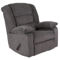 Contemporary Super Soft Jesse Pepper Chenille Rocker Recliner - By Flash Furniture - Madison Seating