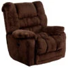 Contemporary Temptation Mahogany Microfiber Power Recliner With Push Button - By Flash Furniture - Madison Seating -Furniture Sales Store Contemporary Temptation Mahogany Microfiber Power Recliner with Push Button by Flash Furniture