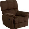 Contemporary Top Hat Chocolate Microfiber Power Recliner With Push Button - By Flash Furniture - Madison Seating -Furniture Sales Store Contemporary Top Hat Chocolate Microfiber Power Recliner with Push Button by Flash Furniture