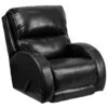Contemporary Ty Black Leather Rocker Recliner - By Flash Furniture - Madison Seating -Furniture Sales Store Contemporary Ty Black Leather Rocker Recliner by Flash Furniture