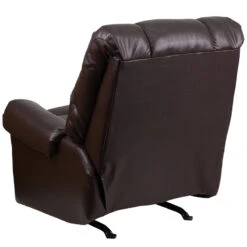 Contemporary Ty Chocolate Leather Rocker Recliner - By Flash Furniture - Madison Seating -Furniture Sales Store Contemporary Ty Chocolate Leather Rocker Recliner by Flash Furniture 2