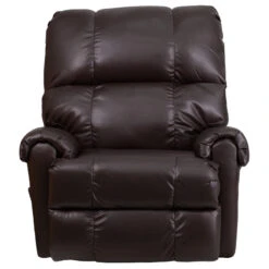 Contemporary Ty Chocolate Leather Rocker Recliner - By Flash Furniture - Madison Seating -Furniture Sales Store Contemporary Ty Chocolate Leather Rocker Recliner by Flash Furniture 3