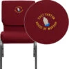 Embroidered HERCULES Series 18.5''W Stacking Church Chair In Burgundy Fabric - Silver Vein Frame - By Flash Furniture - Madison Seating -Furniture Sales Store Embroidered HERCULES Series 18.5W Stacking Church Chair in Burgundy Fabric Silver Vein Frame by Flash Furniture