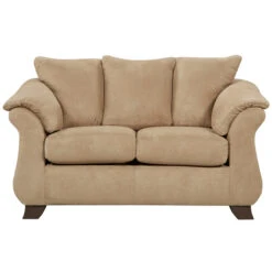 Exceptional Designs By Flash Sensations Camel Microfiber Loveseat - By Flash Furniture - Madison Seating
