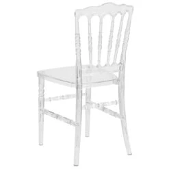 Flash Elegance Crystal Ice Napoleon Stacking Chair - By Flash Furniture - Madison Seating -Furniture Sales Store Flash Elegance Crystal Ice Napoleon Stacking Chair by Flash Furniture 2