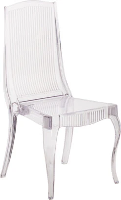 Flash Elegance Crystal Ice Stacking Chair - By Flash Furniture - Madison Seating