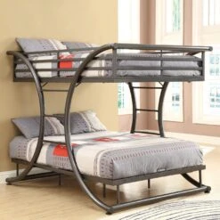 Full Over Full Bunk Bed By Coaster Fine Furniture - Madison Seating