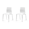 Gel Stacking Chair With White Seat Color By Domitalia - Madison Seating -Furniture Sales Store Gel Stacking Chair with White Seat Color by Domitalia