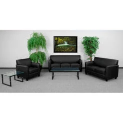 HERCULES Diplomat Series Black Leather Loveseat - By Flash Furniture - Madison Seating 7 HERCULES Diplomat Series Black Leather Loveseat - By Flash Furniture - Madison Seating -Furniture Sales Store HERCULES Diplomat Series Black Leather Loveseat by Flash Furniture 2