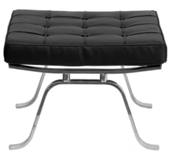 HERCULES Flash Series Black Leather Ottoman - By Flash Furniture - Madison Seating -Furniture Sales Store HERCULES Flash Series Black Leather Ottoman by Flash Furniture 2