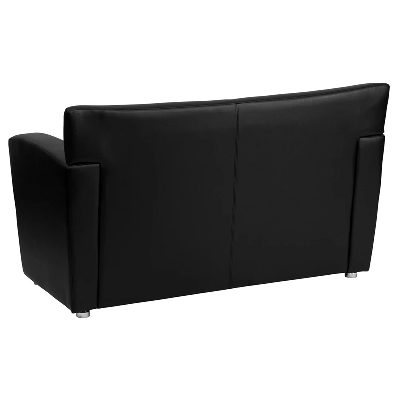 HERCULES Majesty Series Black Leather Loveseat - By Flash Furniture - Madison Seating 4 HERCULES Majesty Series Black Leather Loveseat - By Flash Furniture - Madison Seating - Image 2