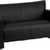 HERCULES Majesty Series Black Leather Loveseat - By Flash Furniture - Madison Seating -Furniture Sales Store HERCULES Majesty Series Black Leather Loveseat by Flash Furniture
