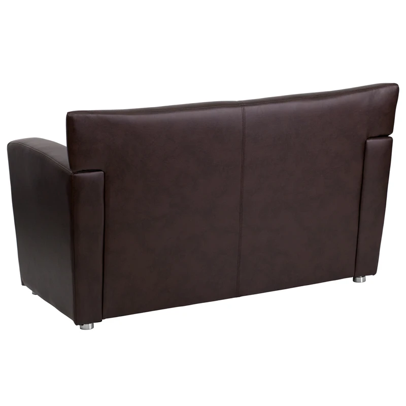 HERCULES Majesty Series Brown Leather Loveseat - By Flash Furniture - Madison Seating 4 HERCULES Majesty Series Brown Leather Loveseat - By Flash Furniture - Madison Seating - Image 2