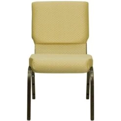 HERCULES Series 18.5''W Stacking Church Chair In Beige Patterned Fabric - Gold Vein Frame - By Flash Furniture - Madison Seating -Furniture Sales Store HERCULES Series 18.5W Stacking Church Chair in Beige Patterned Fabric Gold Vein Frame by Flash Furniture 6