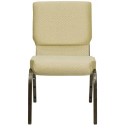 HERCULES Series 18.5''W Stacking Church Chair In Beige Patterned Fabric - Gold Vein Frame - By Flash Furniture - Madison Seating -Furniture Sales Store HERCULES Series 18.5W Stacking Church Chair in Beige Patterned Fabric Gold Vein Frame by Flash Furniture 7
