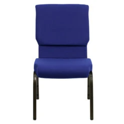 HERCULES Series 18.5''W Stacking Church Chair In Navy Blue Fabric - Gold Vein Frame - By Flash Furniture - Madison Seating -Furniture Sales Store HERCULES Series 18.5W Stacking Church Chair in Navy Blue Fabric Gold Vein Frame by Flash Furniture 4