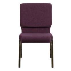 HERCULES Series 18.5''W Stacking Church Chair In Plum Fabric - Gold Vein Frame - By Flash Furniture - Madison Seating -Furniture Sales Store HERCULES Series 18.5W Stacking Church Chair in Plum Fabric Gold Vein Frame by Flash Furniture 7