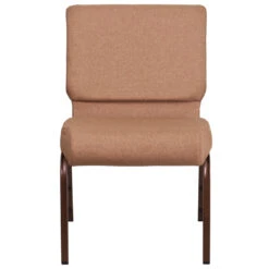 HERCULES Series 21''W Stacking Church Chair In Caramel Fabric - Copper Vein Frame - By Flash Furniture - Madison Seating -Furniture Sales Store HERCULES Series 21W Stacking Church Chair in Caramel Fabric Copper Vein Frame by Flash Furniture 3