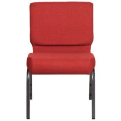 HERCULES Series 21''W Stacking Church Chair In Crimson Fabric - Silver Vein Frame - By Flash Furniture - Madison Seating -Furniture Sales Store HERCULES Series 21W Stacking Church Chair in Crimson Fabric Silver Vein Frame by Flash Furniture 3