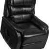 HERCULES Series Black Leather Remote Powered Lift Recliner - By Flash Furniture - Madison Seating