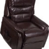 HERCULES Series Brown Leather Remote Powered Lift Recliner - By Flash Furniture - Madison Seating -Furniture Sales Store HERCULES Series Brown Leather Remote Powered Lift Recliner by Flash Furniture