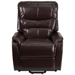 HERCULES Series Brown Leather Remote Powered Lift Recliner - By Flash Furniture - Madison Seating -Furniture Sales Store HERCULES Series Brown Leather Remote Powered Lift Recliner by Flash Furniture 3