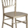 HERCULES Series Gold Resin Stacking Napoleon Chair - By Flash Furniture - Madison Seating -Furniture Sales Store HERCULES Series Gold Resin Stacking Napoleon Chair by Flash Furniture 1