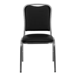 HERCULES Series Stacking Banquet Chair In Black Vinyl - Silver Vein Frame - By Flash Furniture - Madison Seating -Furniture Sales Store HERCULES Series Stacking Banquet Chair in Black Vinyl Silver Vein Frame by Flash Furniture 7