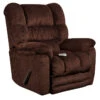 Massaging Temptation Mahogany Microfiber Rocker Recliner With Heat Control - By Flash Furniture - Madison Seating