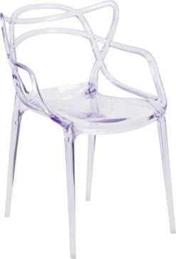 Nesting Series Transparent Stacking Side Chair - By Flash Furniture - Madison Seating