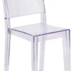 Phantom Series Transparent Stacking Side Chair - By Flash Furniture - Madison Seating -Furniture Sales Store Phantom Series Transparent Stacking Side Chair by Flash Furniture
