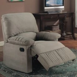Recliner With Sage Microfiber Upholstery - With Glider By Coaster Fine Furniture - Madison Seating