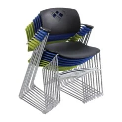 Safco Veer Flex Frame Stacking Chair - Madison Seating -Furniture Sales Store Safco Veer Flex Frame Stacking Chair 2
