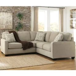 Signature Design By Ashley Alenya 2-Piece Sofa Sectional In Quartz Microfiber - By Flash Furniture - Madison Seating