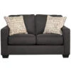 Signature Design By Ashley Alenya Loveseat In Charcoal Microfiber - By Flash Furniture - Madison Seating -Furniture Sales Store Signature Design by Ashley Alenya Loveseat in Charcoal Microfiber by Flash Furniture