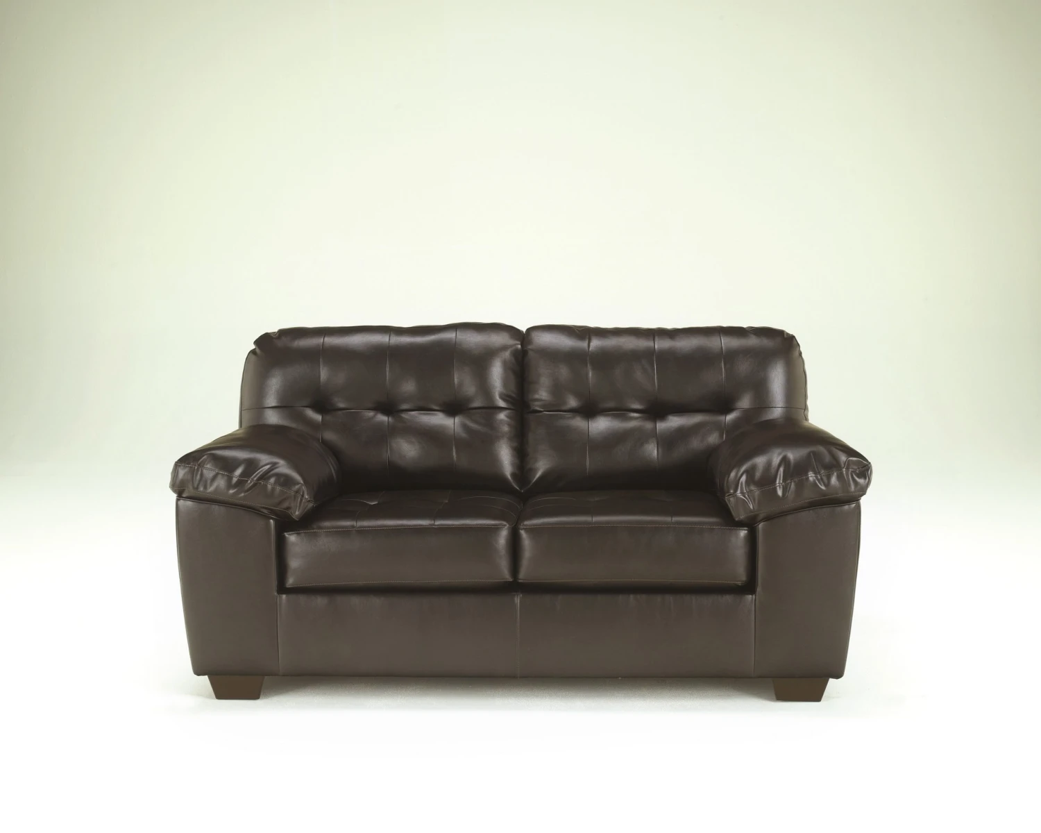 Signature Design By Ashley Alliston Chocolate Loveseat - Madison Seating 3 Signature Design By Ashley Alliston Chocolate Loveseat - Madison Seating